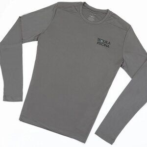 GRAY Adult Rash Guard Unisex Swim Shirt UPF 50+ UV Sun Protection Tee – New